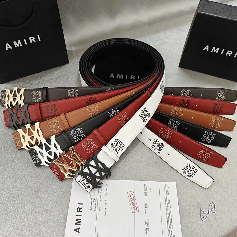 Amiri belt 38mmX90-125cm lb43
